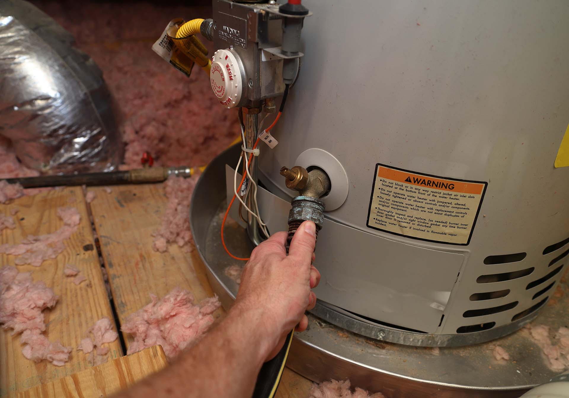 hooking up water heater